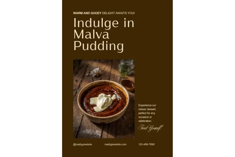 Classic South African Malva Pudding